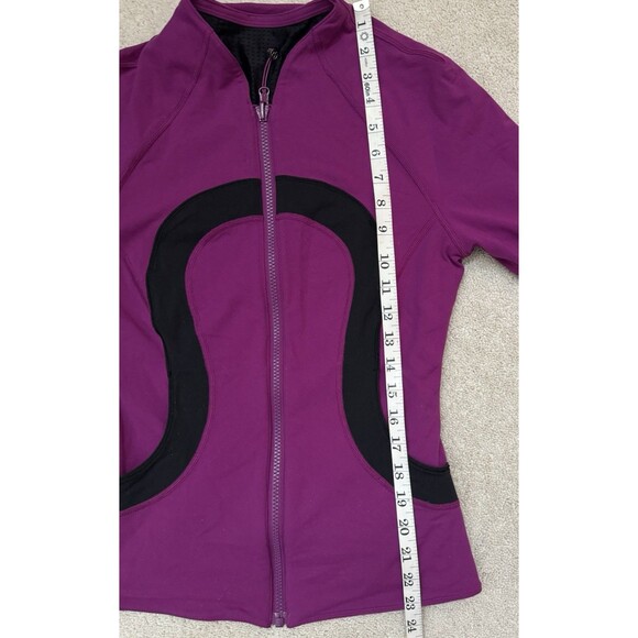 Lululemon Find Your Bliss Purple/Black Reversible Jacket Full Zip Up Women’s 4 - Picture 10 of 16